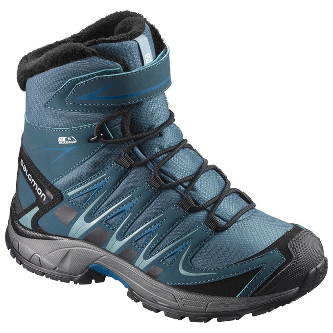 Botas De Invierno Salomon Niños Turquesa Oscuro - Salomon Argentina XA PRO 3D TS CSWP J ,703659-AKG